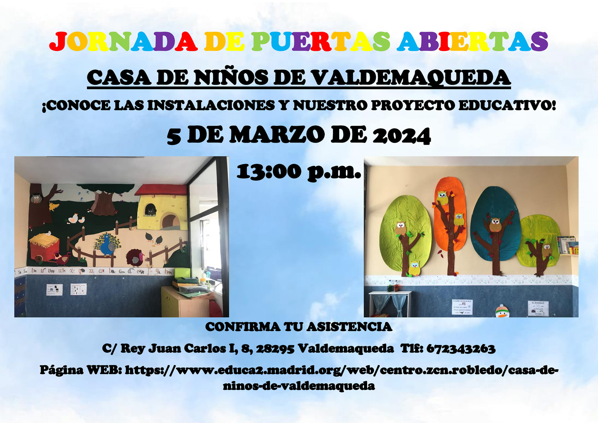 Jornada de Puertas abiertas Casa de Niños de Valdemaqueda